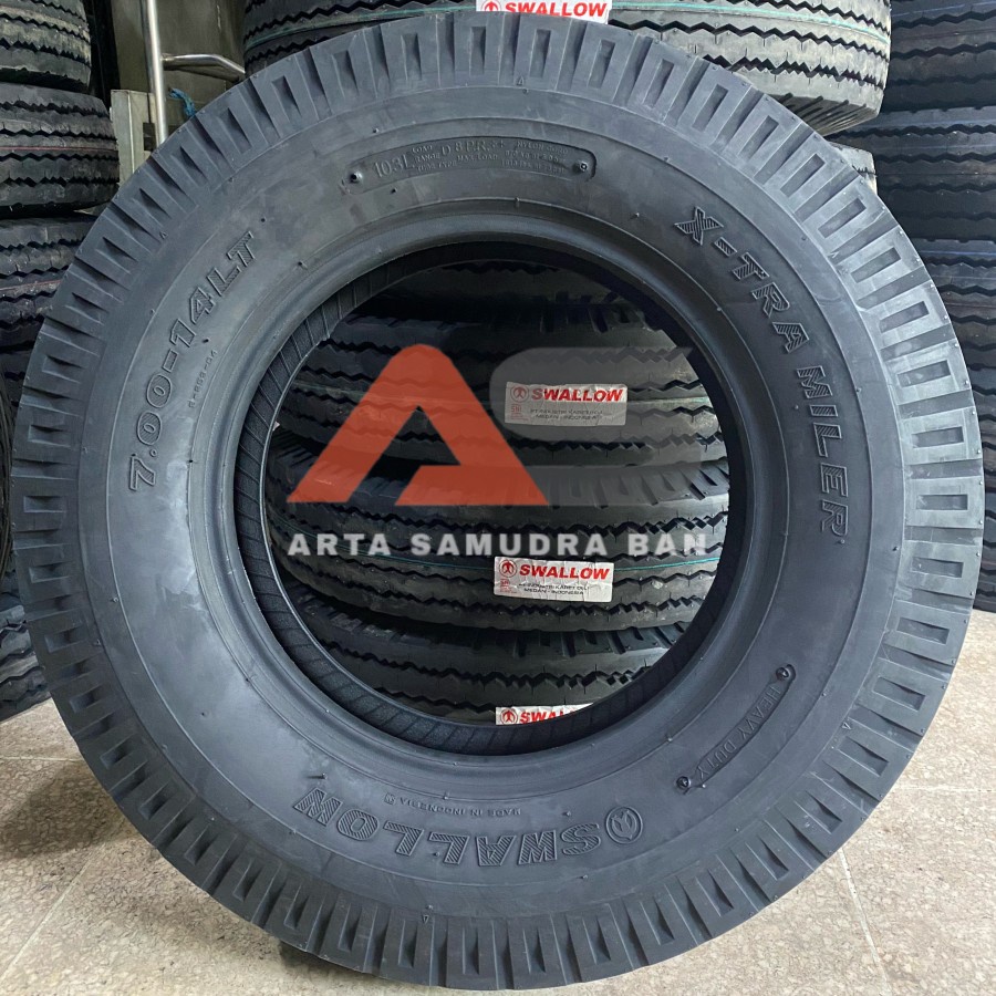 Ban Swallow Xtra Miler Heavy Duty HD 700 7.00 - 14 8PR L300 Traga