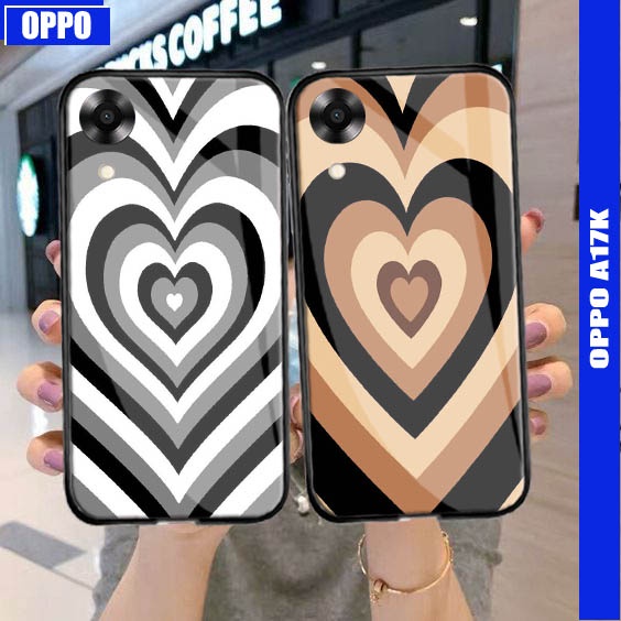 Softcase Glass Kaca OPPO A17 A17K Terbaru [M171] Casing HP OPPO A17 A17K - Case OPPO A17 A17K - Sili