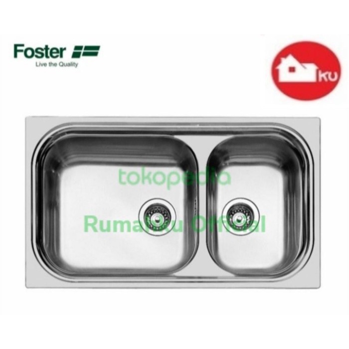 Kitchen Sink Foster 1562 2 Bowl