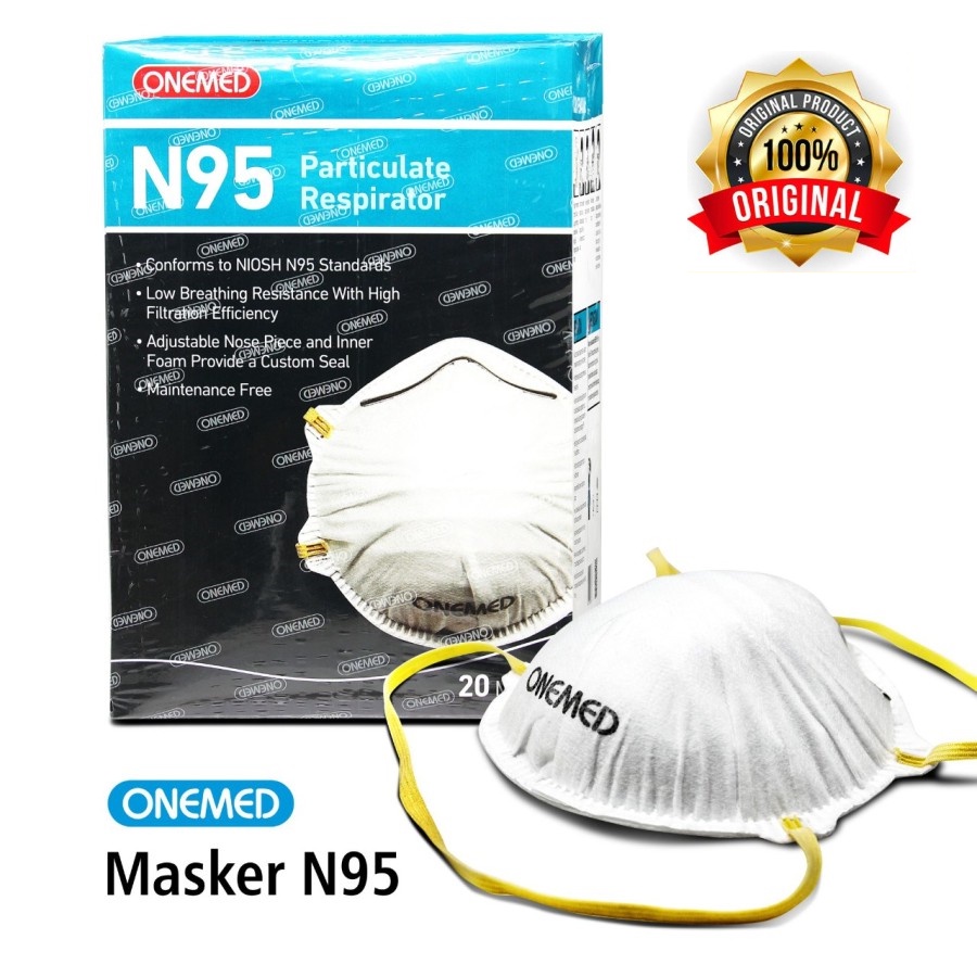Masker N95 N-95 Onemed Masker Duckbill Onemed Box Isi 20