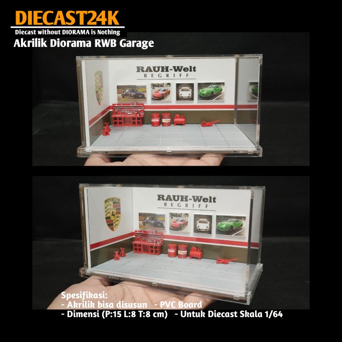 Akrilik Diorama Garage II