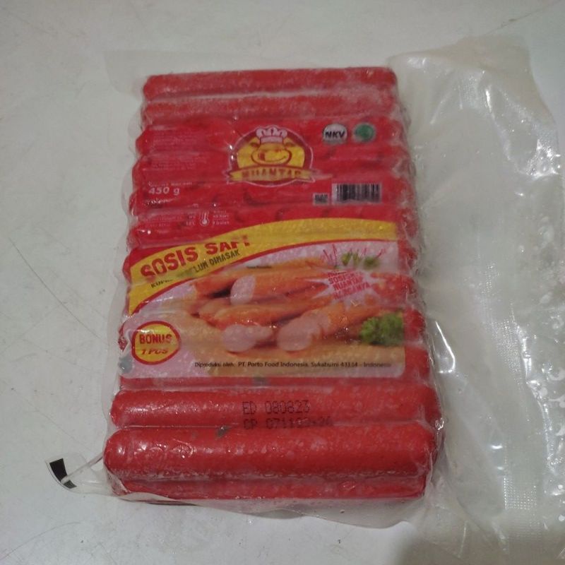 

Muantap Sosis Sapi 450 gram isi 25