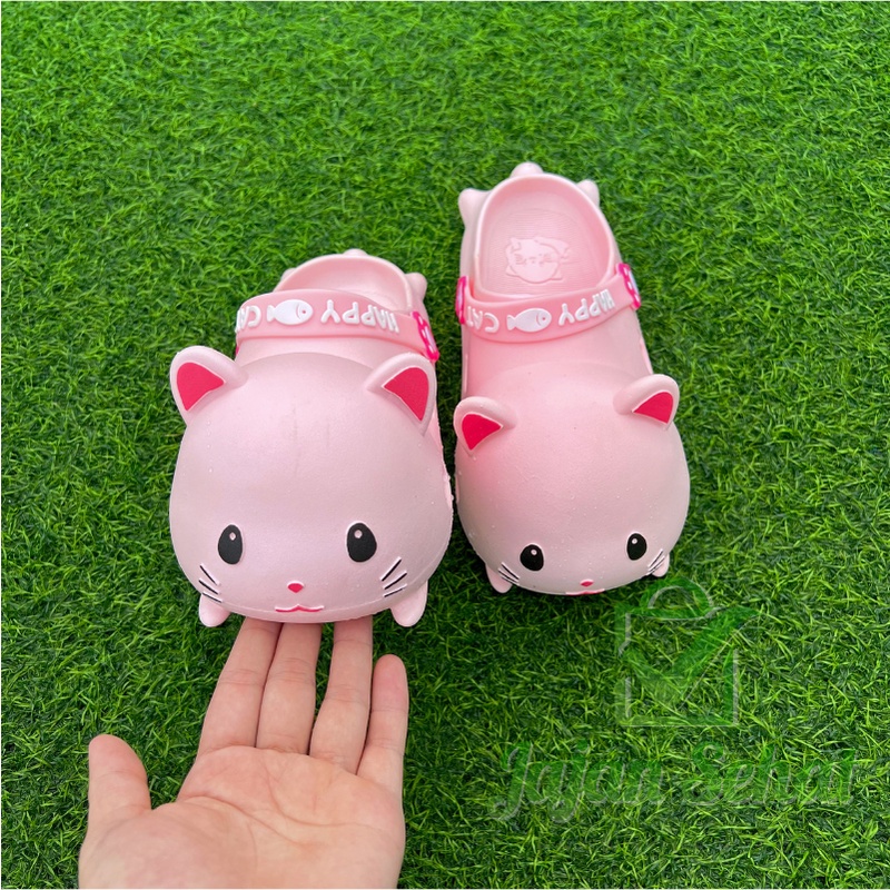 Sendal Lucu Kartun Anak Dewasa Slop Cute Cat Kitty 912