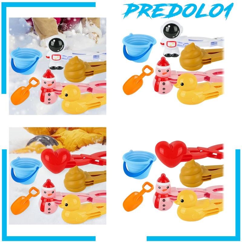 [Predolo1] 6x snowball makers Tools Pembuat Jepit Mainan Salju Untuk Olahraga Pantai