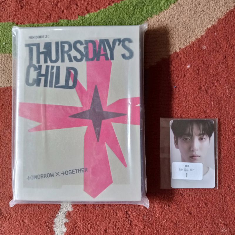 [READY STOCK] ALBUM TXT - minisode 2: Thursday‘s Child (Hate ver.) + PHOTOCARD POB SYNNARA Yeonjun, 