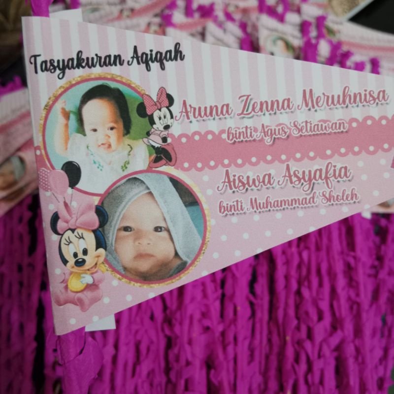 Bendera Aqiqah Akikah Tasyakuran Aqiqah