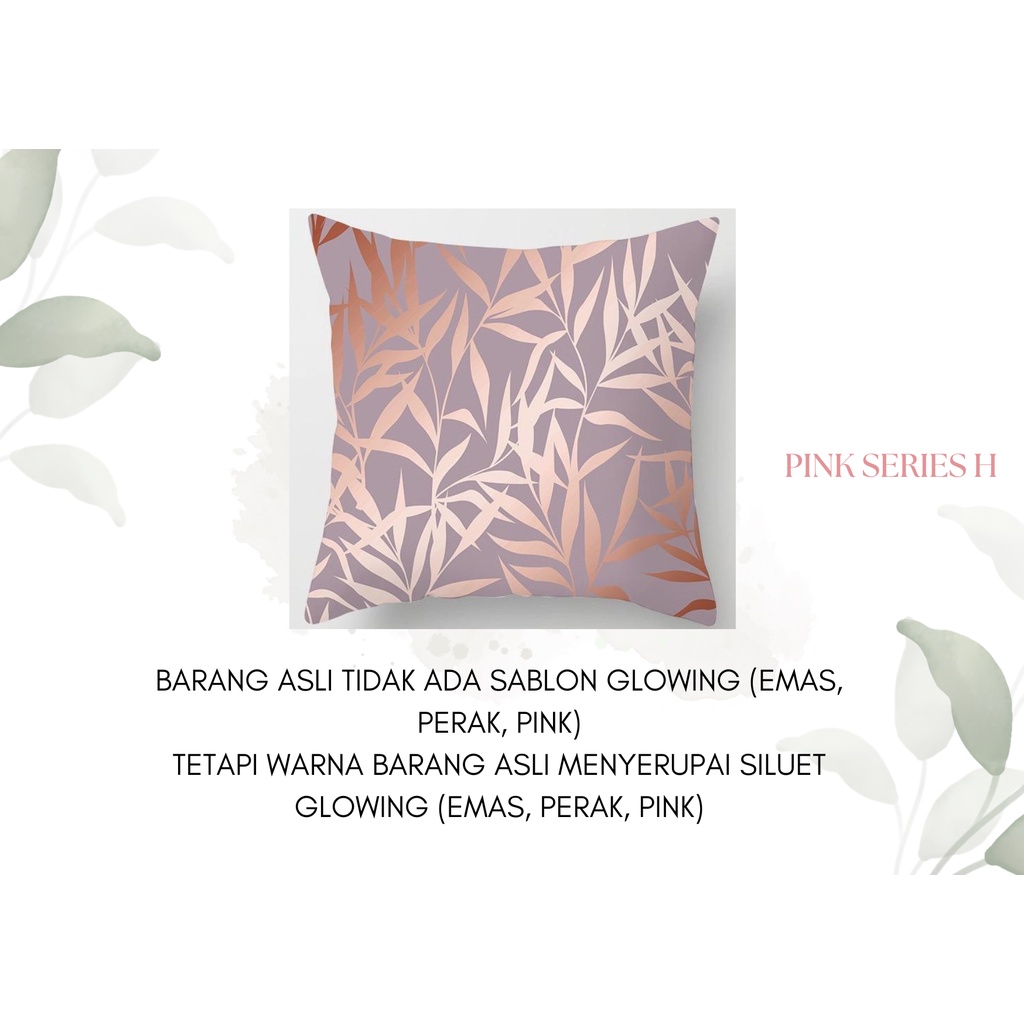 Pink Series Pillow Cushion Cover / Sarung Bantal Sofa Kursi Vintage / Dekorasi / Edisi Pink