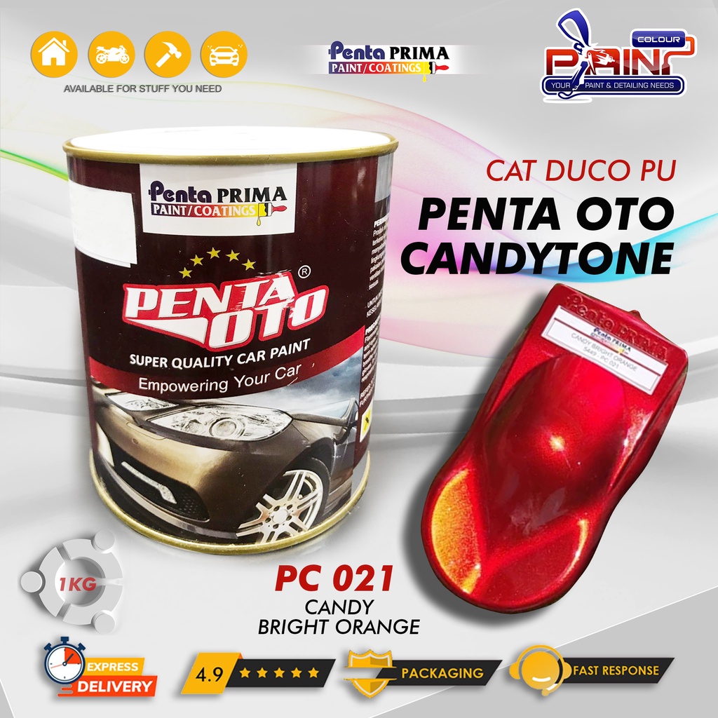 Cat Candy tone CANDY BRIGHT ORANGE PU PENTA OTO PC 021 - BRIGHT ORANGE 1KG