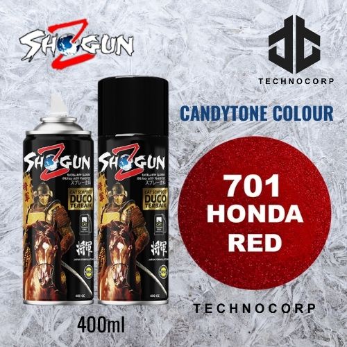 

Cat Semprot SHOGUN Z 701 HONDA RED / CANDYTONE RED VELG BODY 400cc