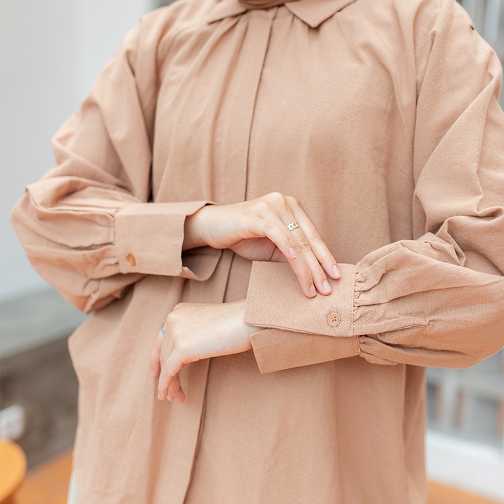 Enzie Batwing Shirt IKemeja Batwing Kemeja Linen [YEPPUOUTFIT]