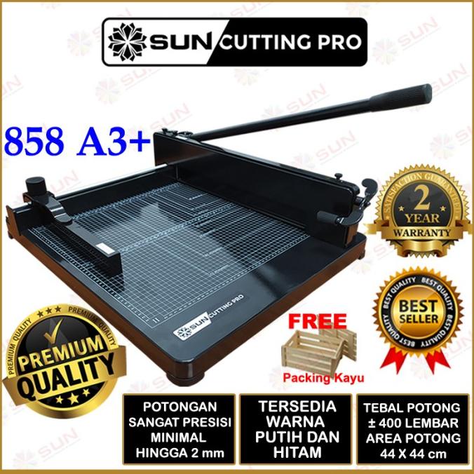 

Mesin Thick Layer Paper Cutter A3 858 - Alat Pemotong Kertas 1 rim