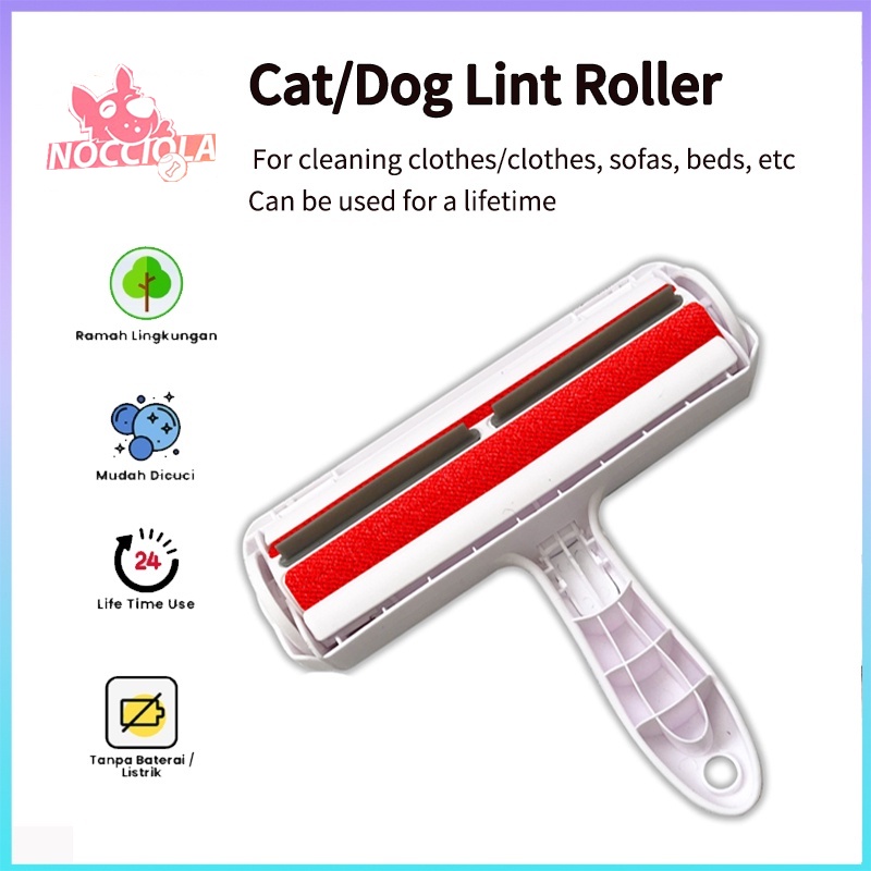 sikat bulu kucing Pembersih Bulu Kucing/Anjing PET HAIR REMOVAL yaitu Lint Roller Portable Jangka Panjang untuk Pembersih