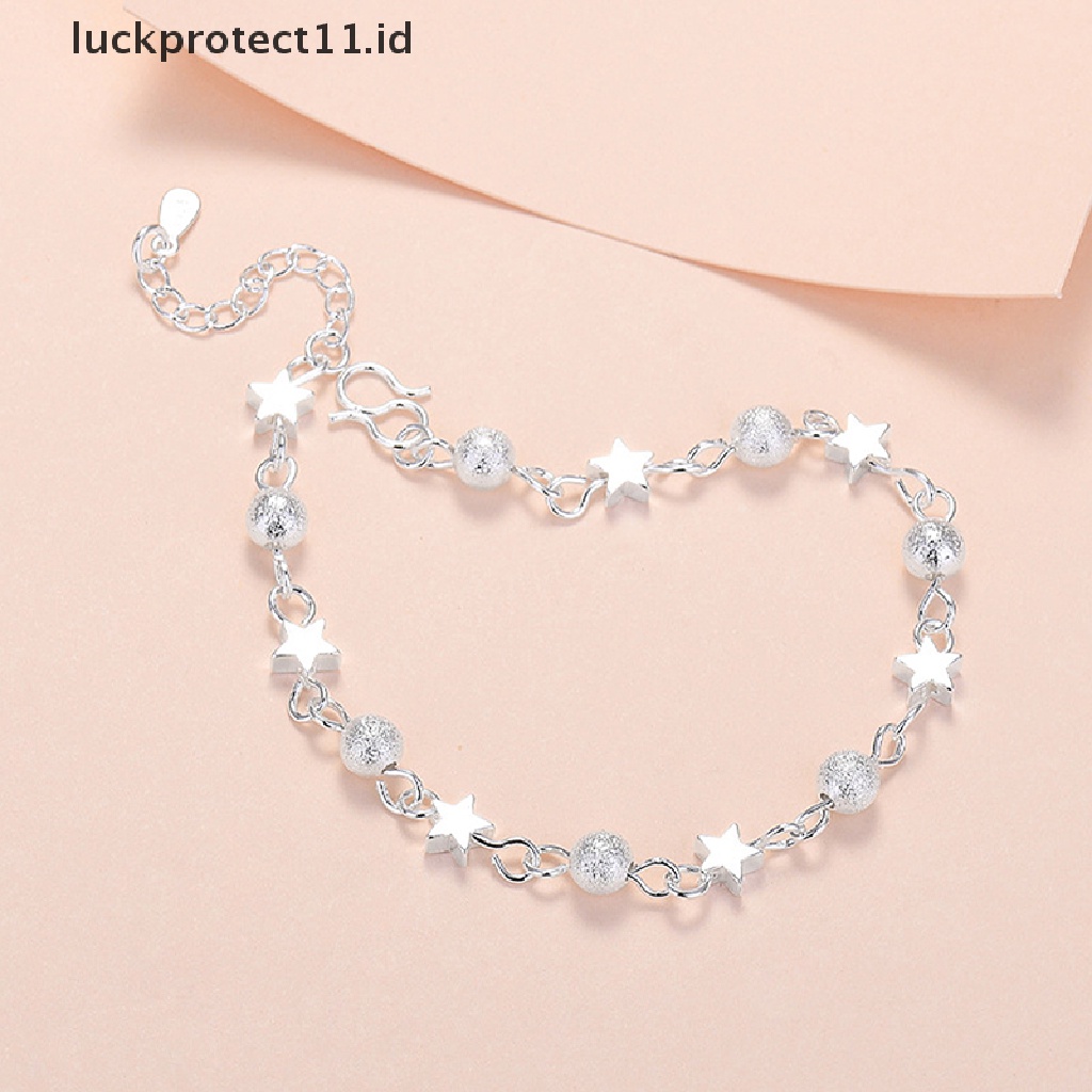 /Fashion Hot//// Gelang Bintang Segar Untuk Wanita Kepribadian Gelang Manik Bulat Fashion Korea.