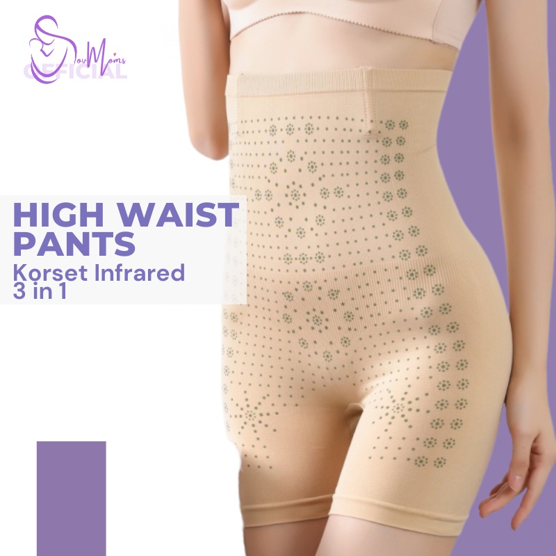 Celana Korset Underwear Wanita Pelangsing Perut Ampuh Pengecil Perut Buncit Slimming Elastis Pembakar Lemak Celana Dalam Wanita Infrared Original Premium Terbaru Terlaris Termurah