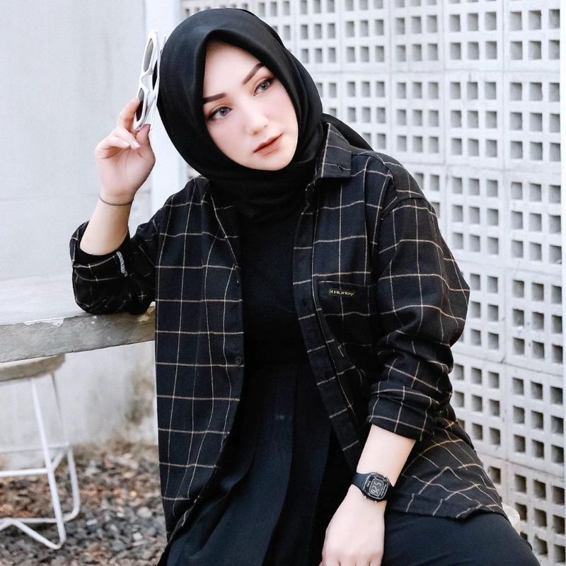 kemeja flanel lengan panjang remaja bestseller-3
