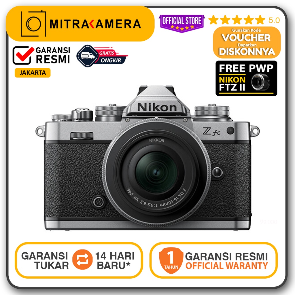 Nikon Z fc Mirrorless Kamera Kit 16-50mm