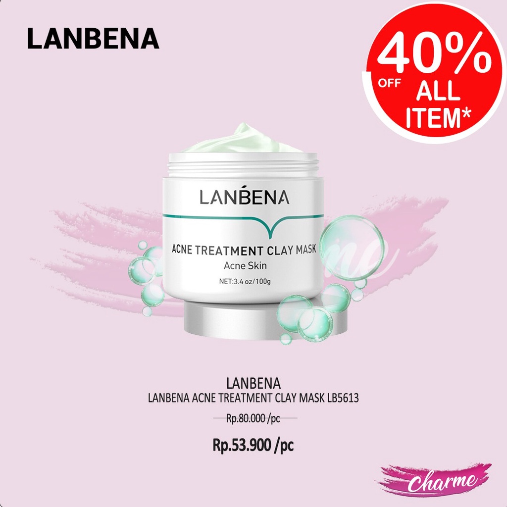 (READY &amp; ORI) LANBENA ACNE TREATMENT CLAY MASK LB5613