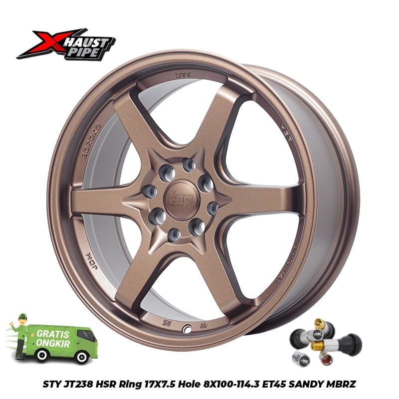 velg mobil hsr sty r17 model te37 pnp avanza xenia jazz yaris