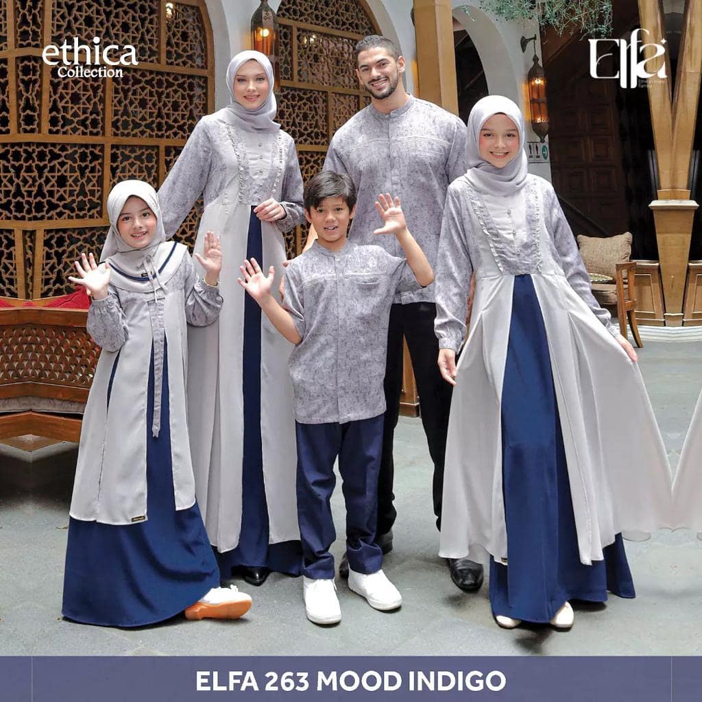 SARIMBIT ETHICA ELFA 263 MOOD INDIGO/KAGUMI 267/KAGUMI KIDS 125/KAHFI 235/KAHFI KIDS 171
