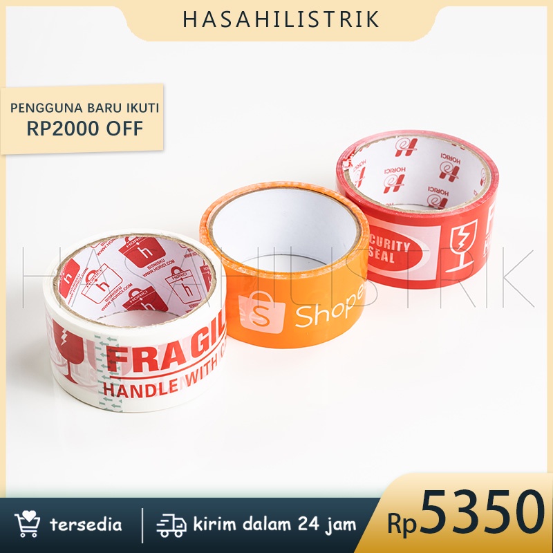 

Lakban Fragile Merah IVAN 48mm x 50Yrd