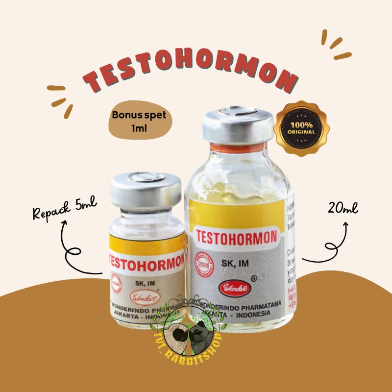 TESTOHORMON Penambah hormon hewan jantan Original