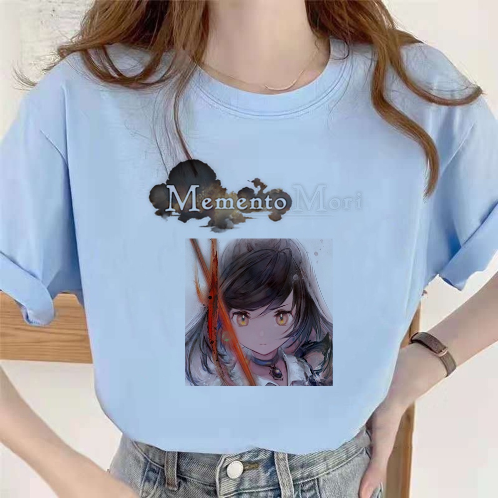 BAJU KAOS Kartun Memento Mori CUSTOM SATUAN FOTO GAMBAR NAMA TULISAN KATA KATA DESAIN SENDIRI TEKNIK