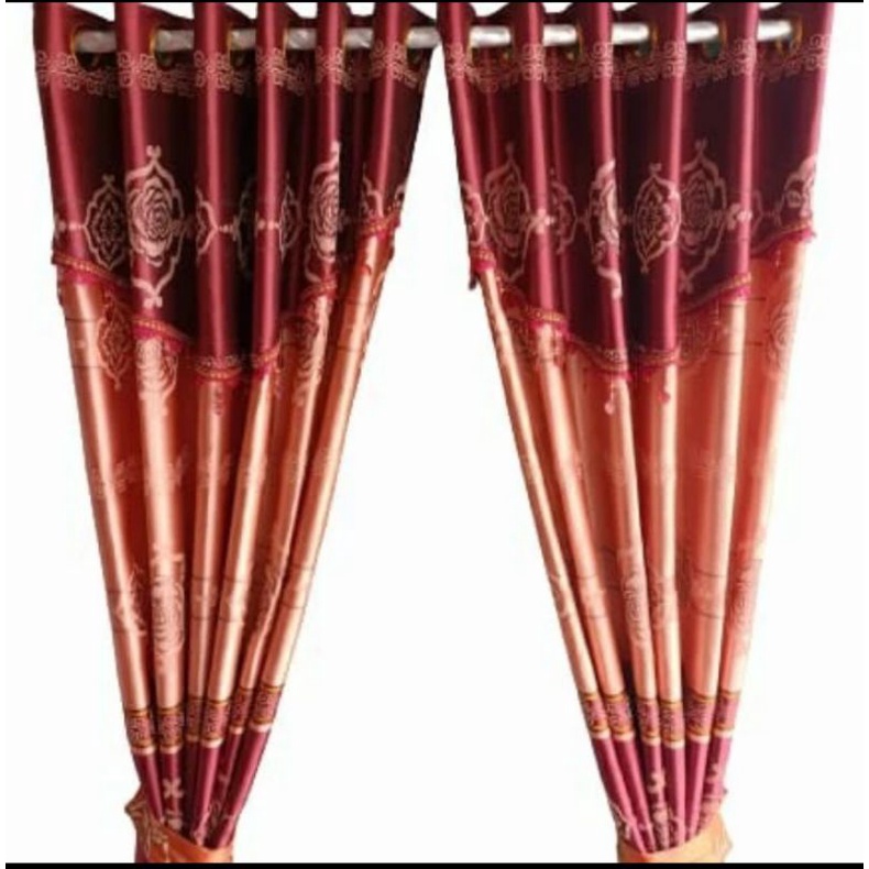 Gorden Hordeng jendela pintu prada kamar tidur murah