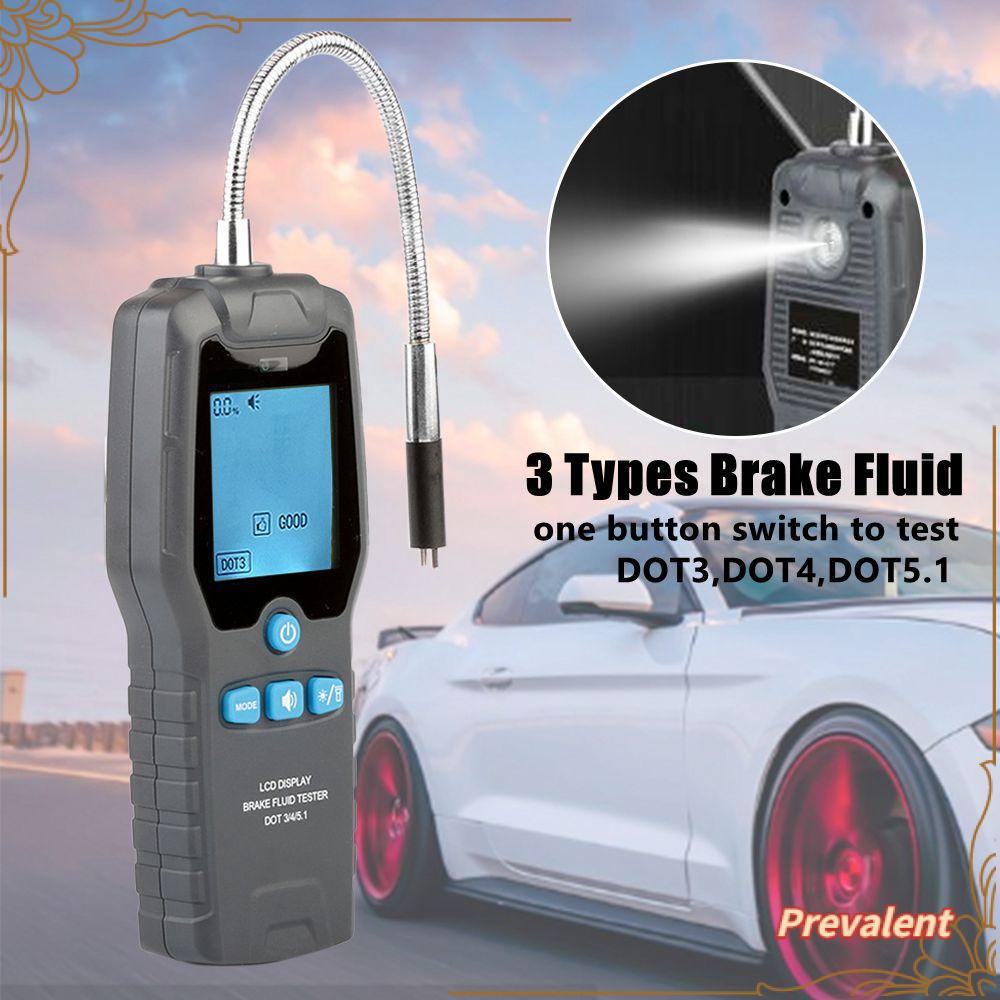 Preva Brake Fluid Tester New Design Universal Auto Detektor Kualitas Oli Mesin Akurat Tester