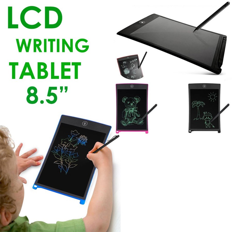 Barangunik2021 -Mainan LCD Writing Tablet Board 8.5 inch / Writing Drawing LCD Polos