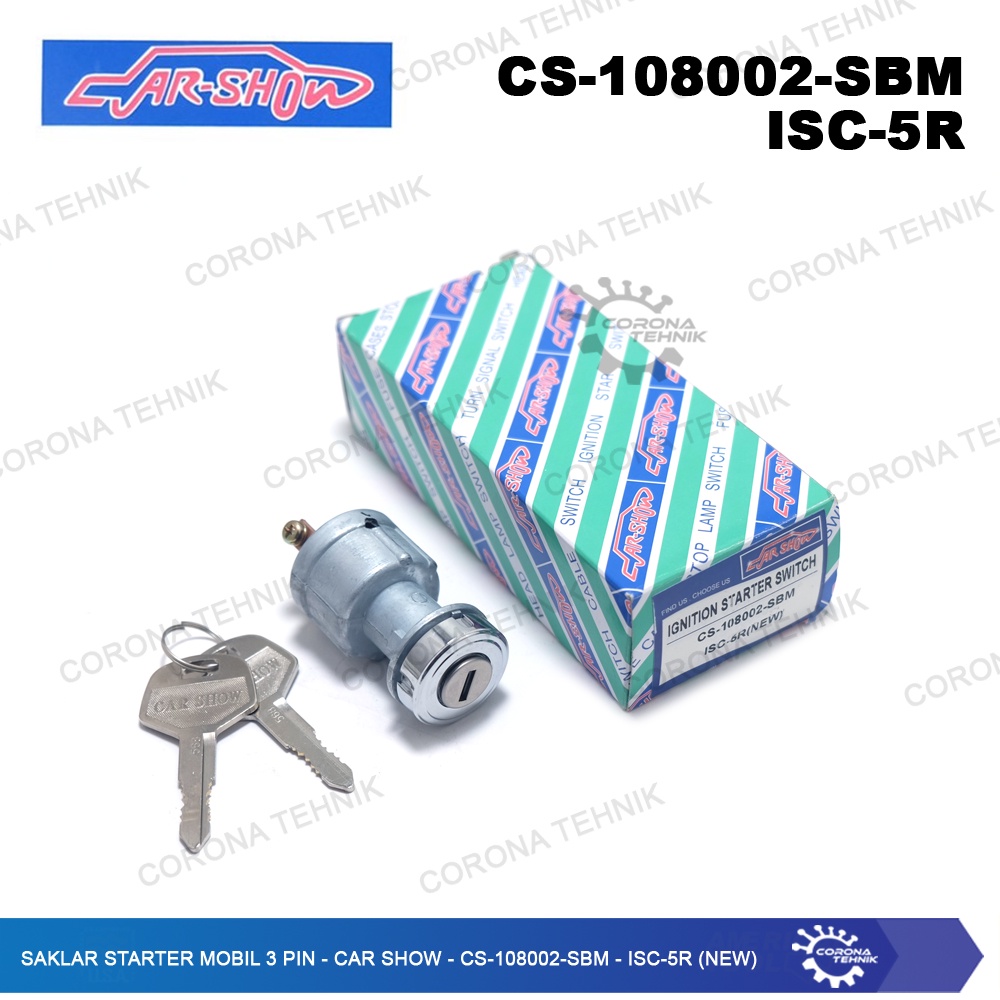 CS-108002-SBM - ISC-5R (NEW) - Saklar Starter Mobil 3 Pin - Car Show