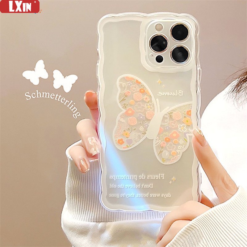 New Case Realme 10 C33 C30 C31 C35 C21Y C25Y C21 Realme C11 C25 C17 C15 C12 C3 C2 Realme 8i 7i 5i 6i 7 Pro Kupu Gelombang Tepi TPU Phone Case Cover