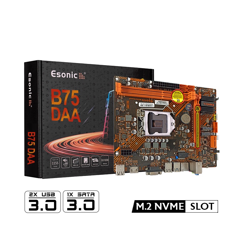 MOTHERBOARD ESONIC H61+/B75 DAA SOCKET LGA 1155