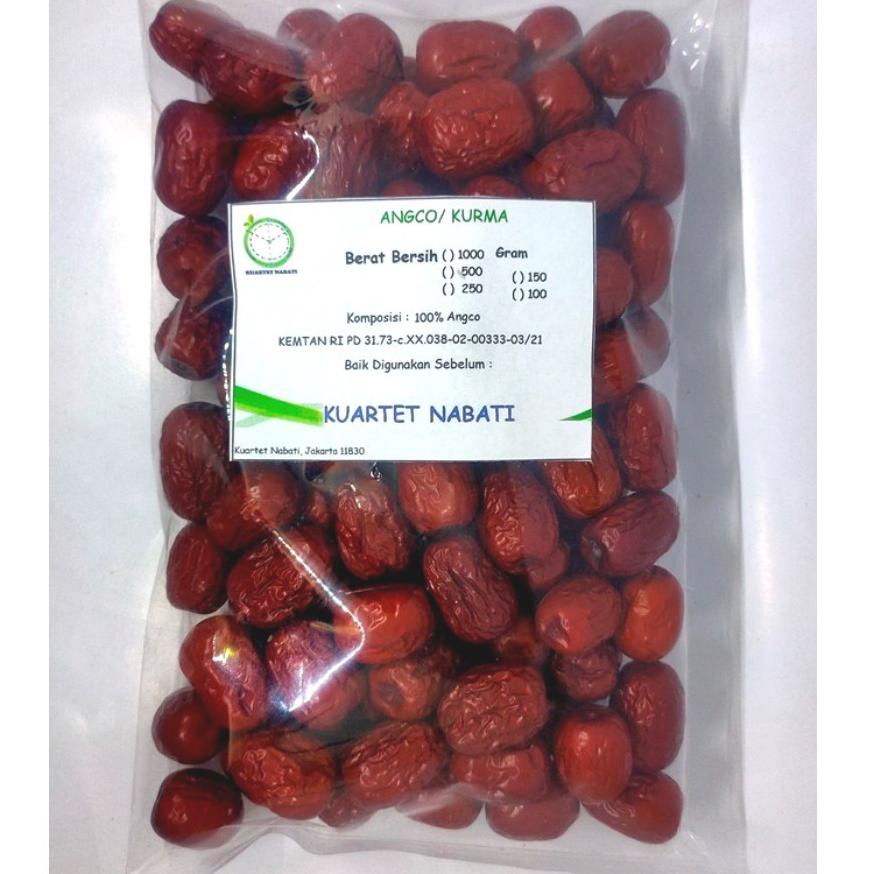 

(PROMO 7ZW64) 500gr Angco - Hong Zao (Red Dried Dates) Premium Dengan Varian Ukuran Jumbo/ Besar/ Sedang / Kecil ✥