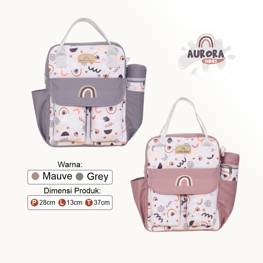 Moms Baby Tas Bayi Ransel Aurora Series-IVA