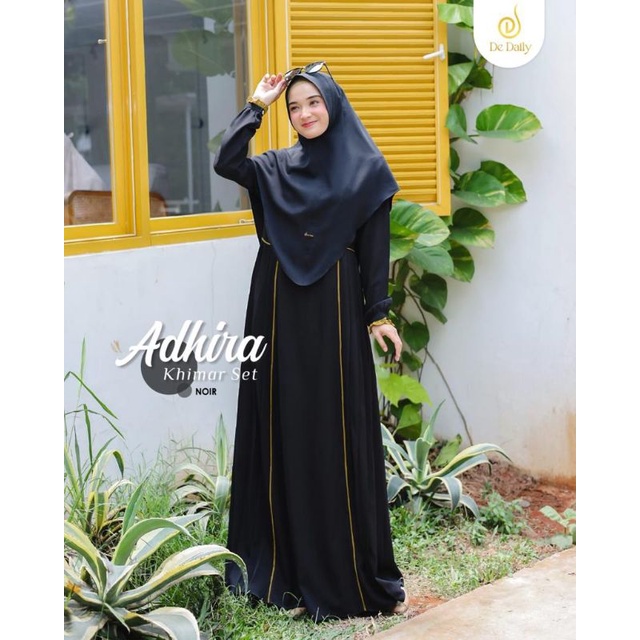 COD Adhira Dress Only By De.daily/Gamis Only/Gamis Cantik