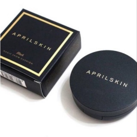 BB Cushion Aprilskin Hitam / Black Magic Snow Cushion ORI Aslu Termurah Makassar