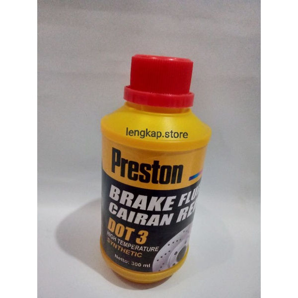 MINYAK REM PRESTON  300 ML BRAKE FLUID DOT 3