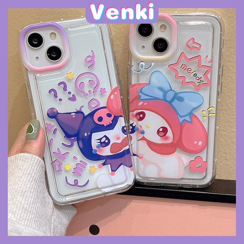 Case For iPhone 14 Pro Max TPU Soft Jelly Airbag Clear Case Cute Cartoon Case Camera Protection Shockproof For iPhone 14 13 12 11 Plus Pro Max 7 Plus X XR