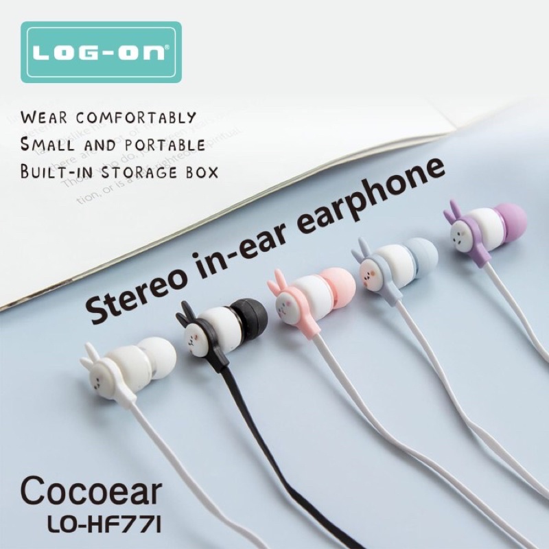 HEADSET / EARPHONE LOG ON COCOEAR LO-771