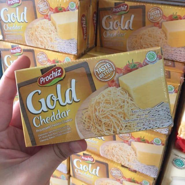 

Keju Prochiz Gold Cheddar 165Gr harga 1pcs