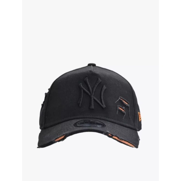 Topi Cap New Era 940AF NY Yankee Cotton Damage - Black