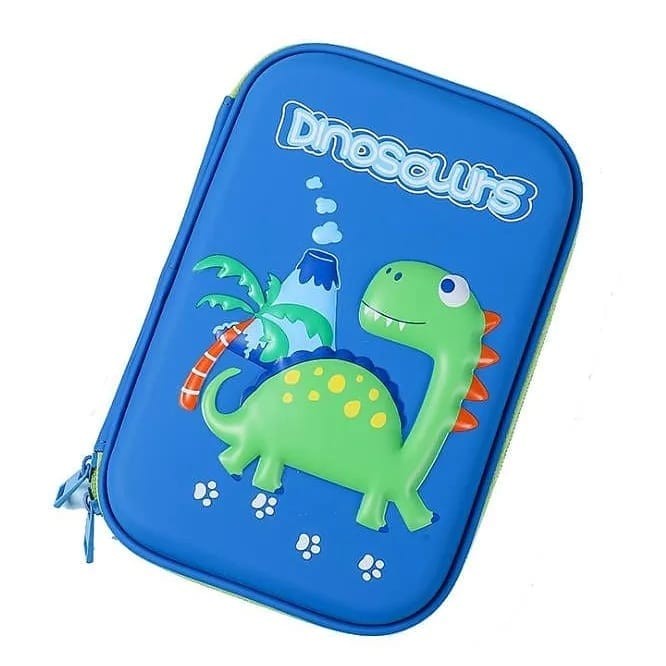 

KOTAK PENSIL 3D KARAKTER DINOSAURS BLUE AND BLACK KADO ULTAH COWOK