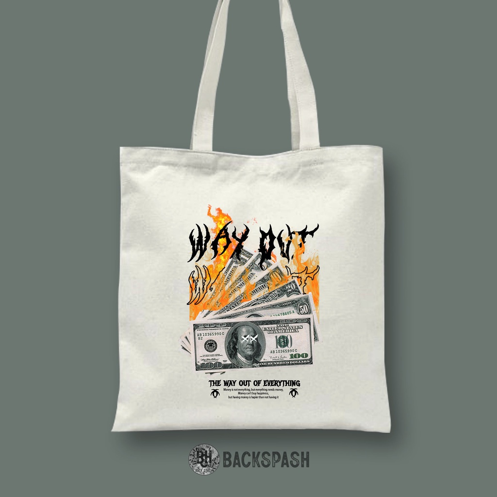 Totebag wanita dan pria motif Streetwear  - tas wanita - tas selempang wanita bisa request foto dan gambar sendiri 05