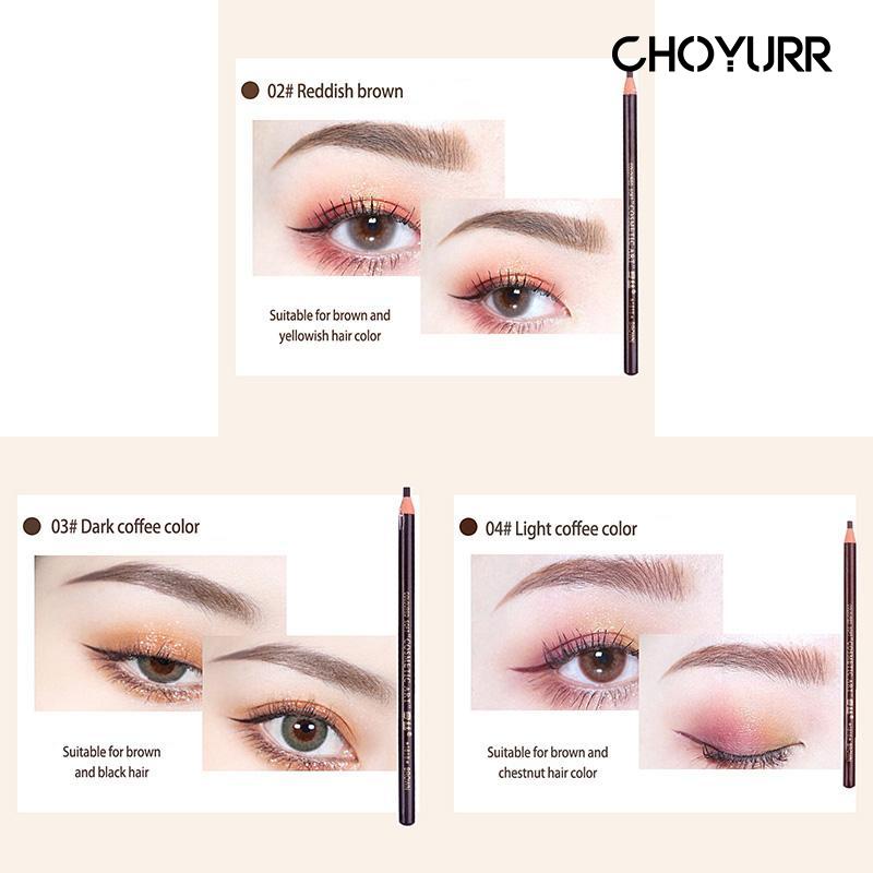 【COD】Pensil Alis Tahan Air Eyebrow Pen Benang Coloured Waterproof Tahan Air Pensil Alis Tarik Benang Asli Import Ready Stock-CH