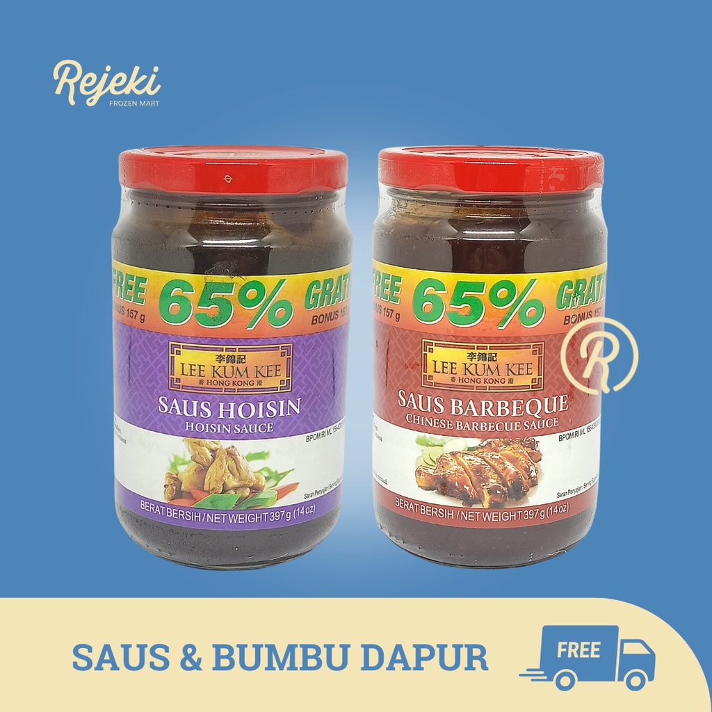 

Lee Kum Kee Saus Hoisin & Saus Barbeque 397gr - Rejeki Frozen Mart