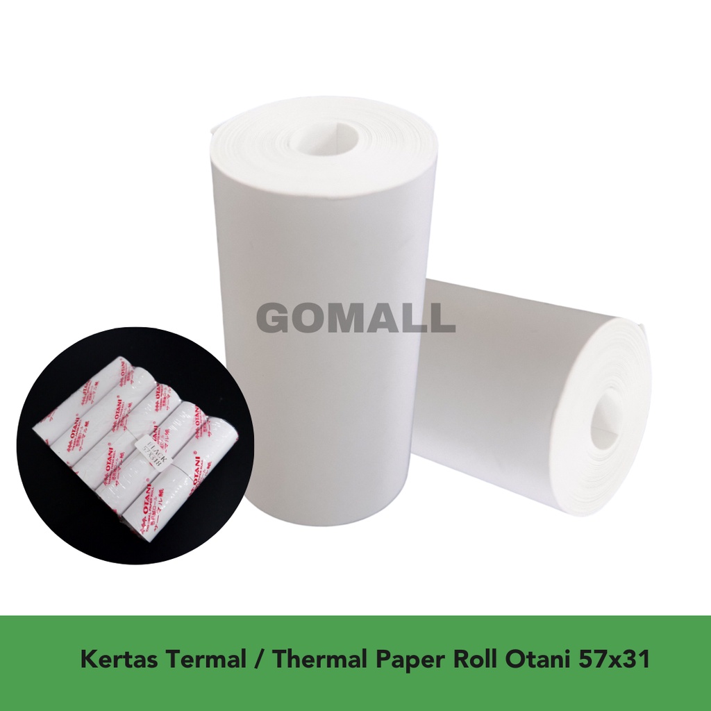 

Otani Kertas Thermal Paper Kasir POS 57x30mm Isi 10 Roll 1 Slop