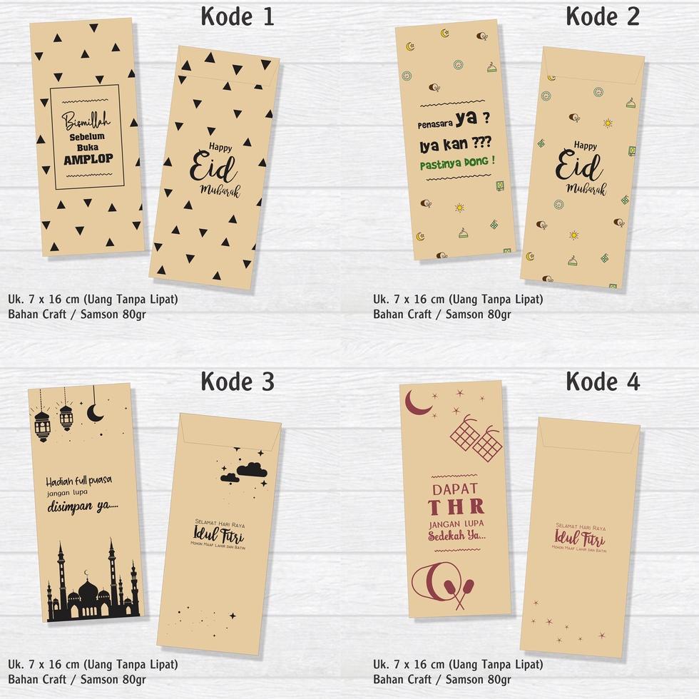 

♬ Amplop Lebaran / Angpao Lebaran / Amplop Hari Raya Idul Fitri 1 Pack Isi 10 PCS ㆅ