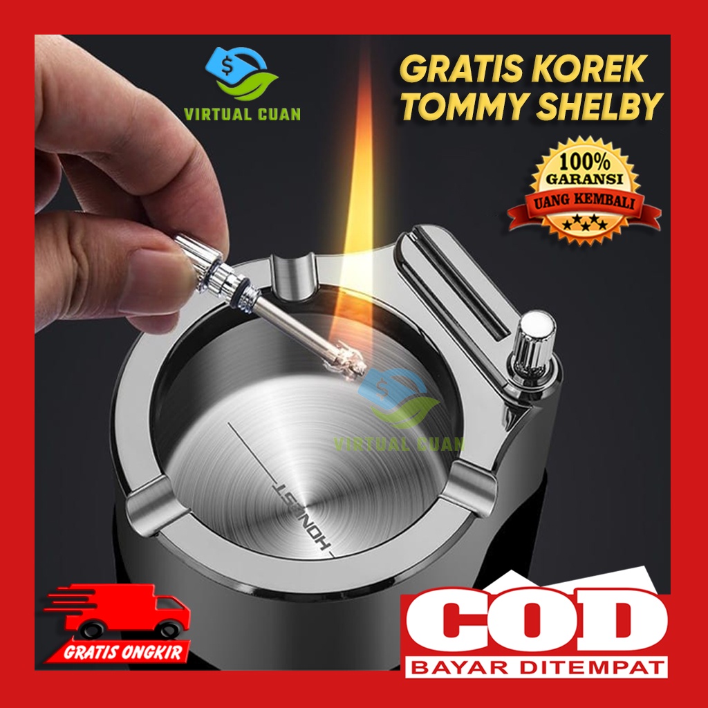 Asbak Korek Gesek Bahan Metal Personality Creative Metal Gift Living Room Decoration Ashtray Alumunium Zinc Alloy Korek Asbak Metal