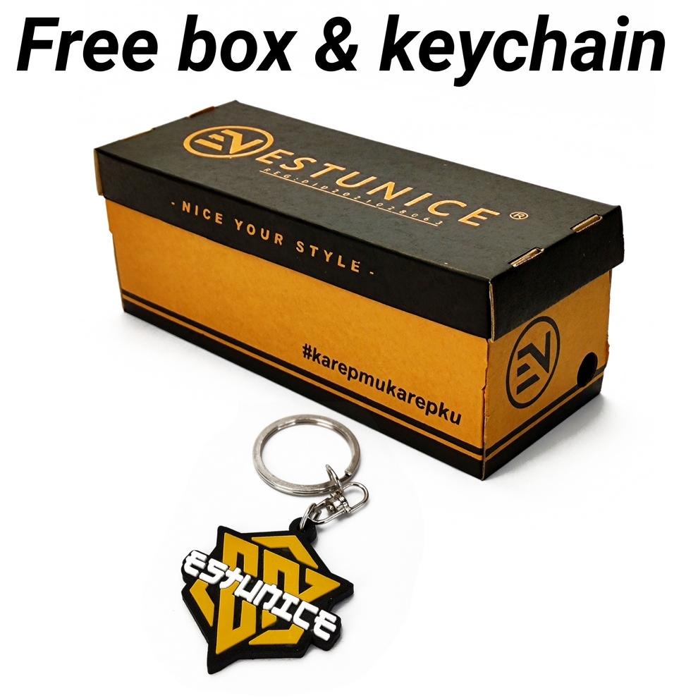 ㊔W Estunice Sendal Jepit Pria Distro - Freddo 03 Hitam BEST PRICE 3995 ❖