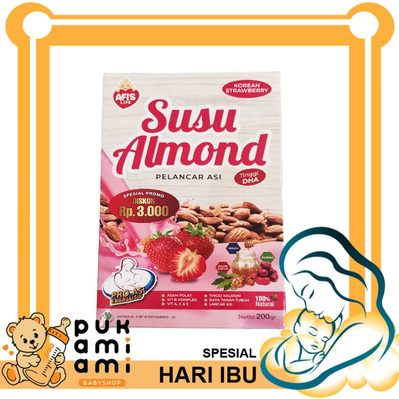 

Susu Almond Korean strawberry 200gr